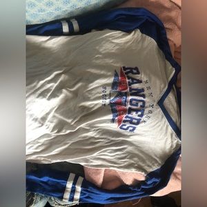 NHL Brand New York NY Rangers Long Sleeve Tee